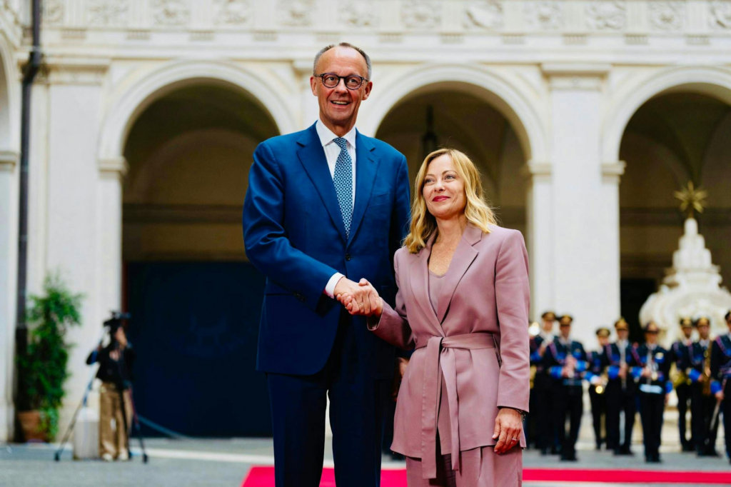 Merz Meloni Treffen: Einblick in die Deutsch-Italienische Zusammenarbeit image 9e2aa351 d035 42c0 a2e4 8a95fcb5b265.png